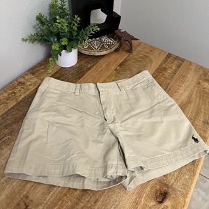 Women’s Khaki Ralph Lauren Sport Shorts Size 12